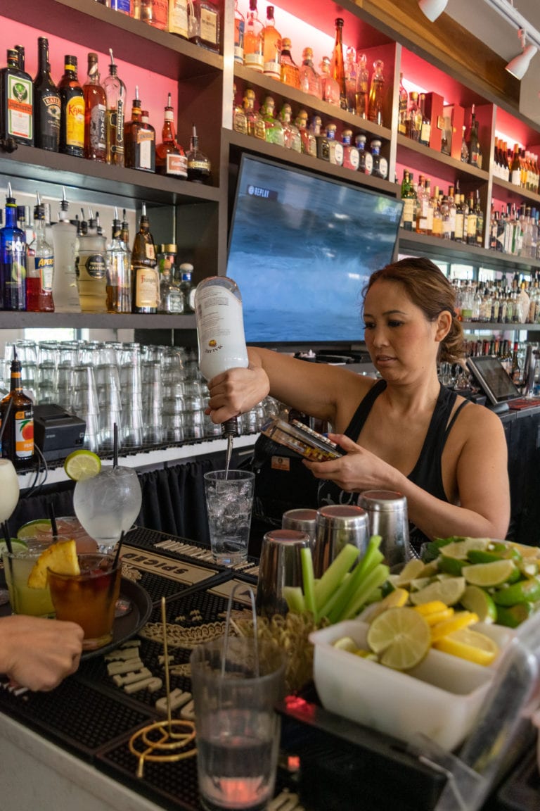 Uncle Bo’s Haleiwa Bartender Uncle Bo's Pupu Bar & Grill