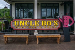 Uncle Bo's Haleiwa Sign