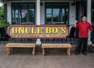 Uncle Bo's Haleiwa Sign (Real Chef Bo)